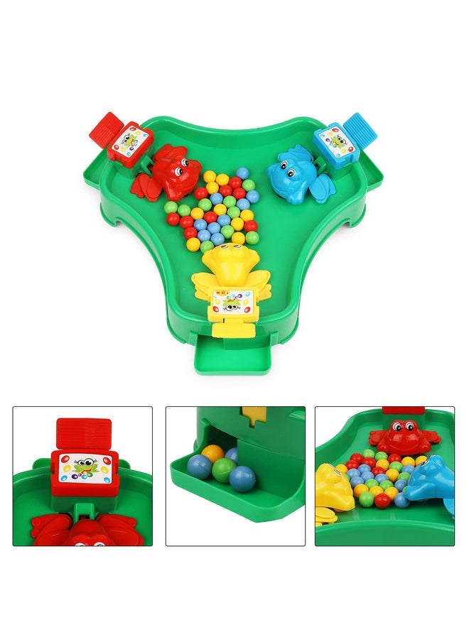 Toyzone Frog Eat Beans Game-3 Players-61021 | Eat The Beans | Hungry Frog Game for Kids | Multiplayer Games | Game for 3 Players | Board Game