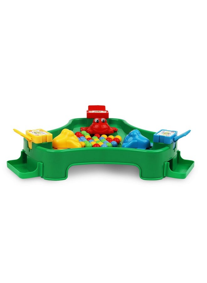 Toyzone Frog Eat Beans Game-3 Players-61021 | Eat The Beans | Hungry Frog Game for Kids | Multiplayer Games | Game for 3 Players | Board Game