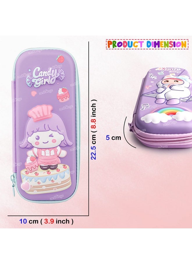 Zest 4 Toyz Cartoon Pencil Case |3D EVA Waterproof Pen Pencil Pouch| Stationery Box | Large Storage Case | School Supplies for Kids Boys and Girls - Random Design (Pack of 1)