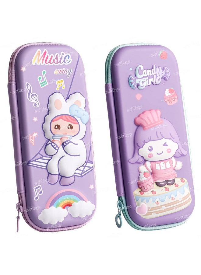 Zest 4 Toyz Cartoon Pencil Case |3D EVA Waterproof Pen Pencil Pouch| Stationery Box | Large Storage Case | School Supplies for Kids Boys and Girls - Random Design (Pack of 1)
