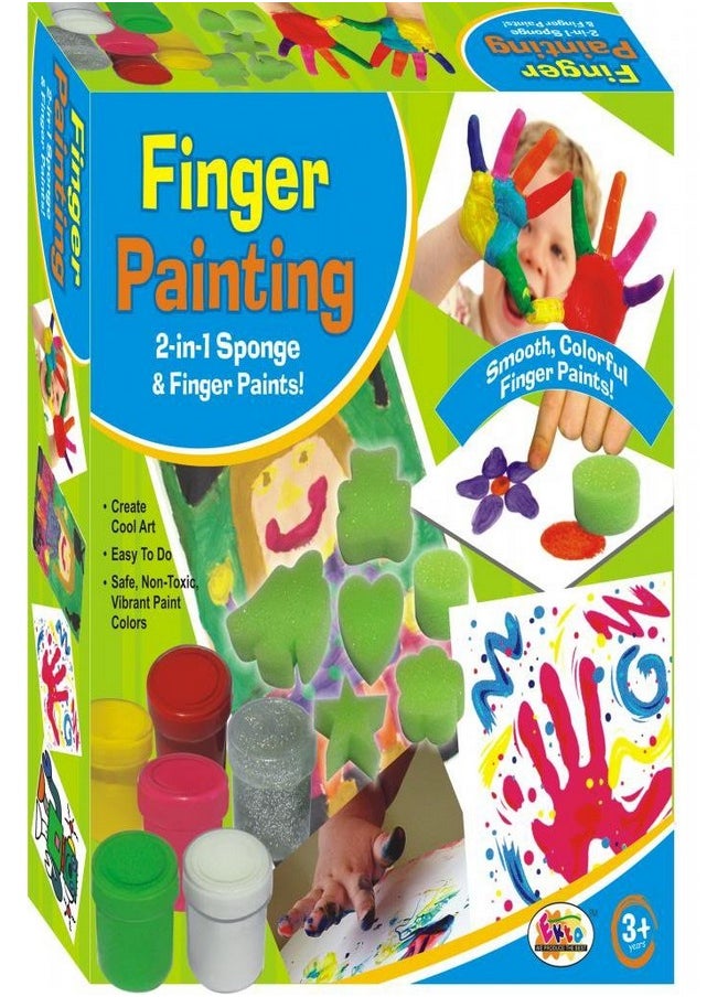 Ekta Finger Painting (Junior) Fun Game, Multi Color