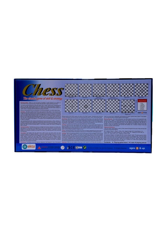 EKTA Chess Set, All Age, Multicolor, 350 X 200 X 30 millimeters