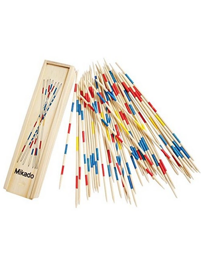 Trinkets & More - Mikado | Wooden 31 Pick-Up Sticks | Best Return Gift | Fun Family Indoor Board Game for Adults and Kids 5+ Years (Pack of 2)