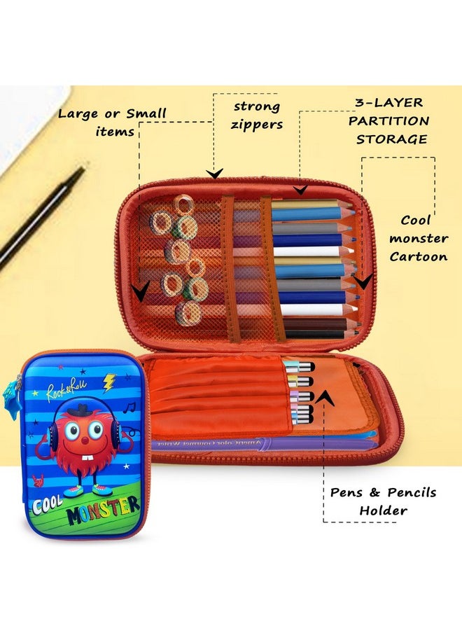 FunBlast Pencil Pouches for Girls Stylish, Pencil Pouches, Pencil Case for Girls, Pencil Pouches for Kids, Pencil Box for Girls, Pencil Box for Kids, Pencil Case, Kids Pencil Box, Boys Pencil Box