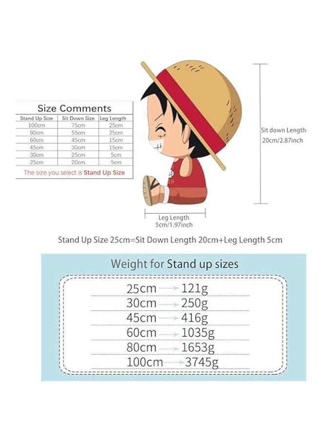 Stuffed Anime Plush Doll for Anime Cartoon Fans Anime Plush Toy Collectibles Stuffed Soft Plush Doll