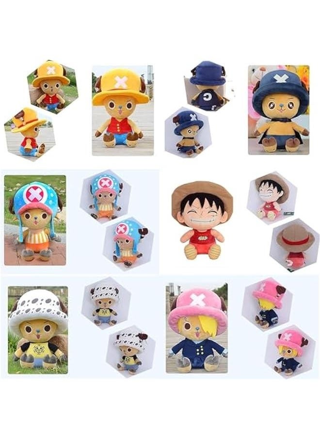 Stuffed Anime Plush Doll for Anime Cartoon Fans Anime Plush Toy Collectibles Stuffed Soft Plush Doll