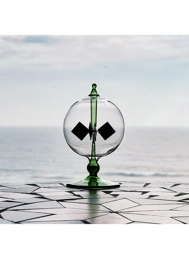 DORAMI Green Solar Power Radiometer Crookes Solar Energy Spinning Vanes Windmill Gift Home Desk Decoration