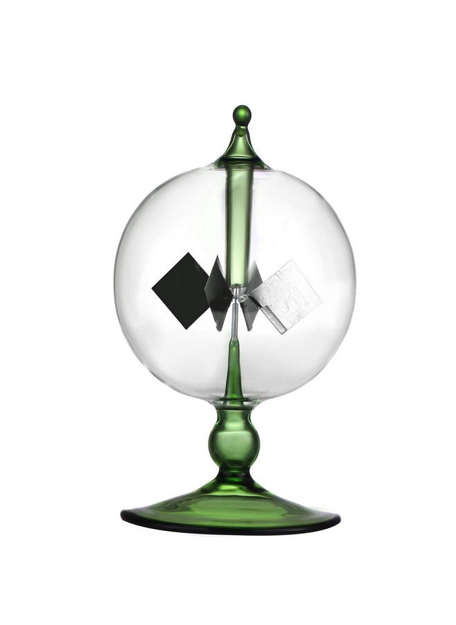 DORAMI Green Solar Power Radiometer Crookes Solar Energy Spinning Vanes Windmill Gift Home Desk Decoration
