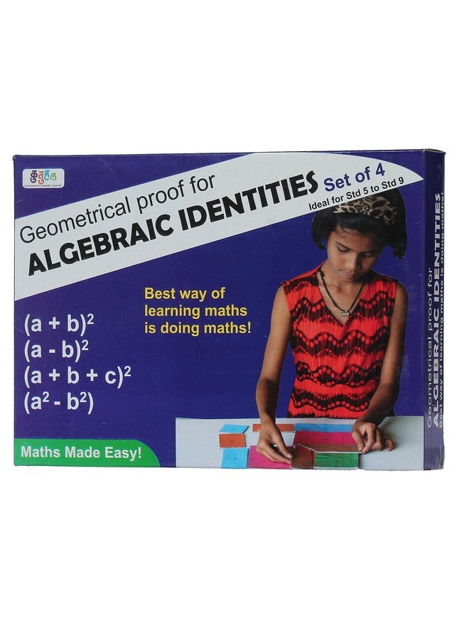 Kutuhal Algebraic Identities and Its Geometrical Proof Puzzle and Board Game Innovative Math Made Easy Series Educational School Project DIY Kit