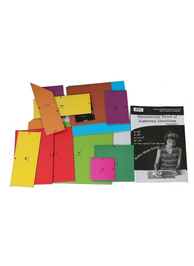 Kutuhal Algebraic Identities and Its Geometrical Proof Puzzle and Board Game Innovative Math Made Easy Series Educational School Project DIY Kit