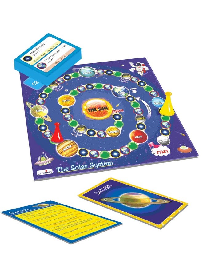 Creative’s The Solar System| Space Science Board Game| Stem Game | Knowledge of Galaxies, Stars & Planets | Science Board Games for Kids | Educational & Learning Games for Kids | Ages 8 & Up