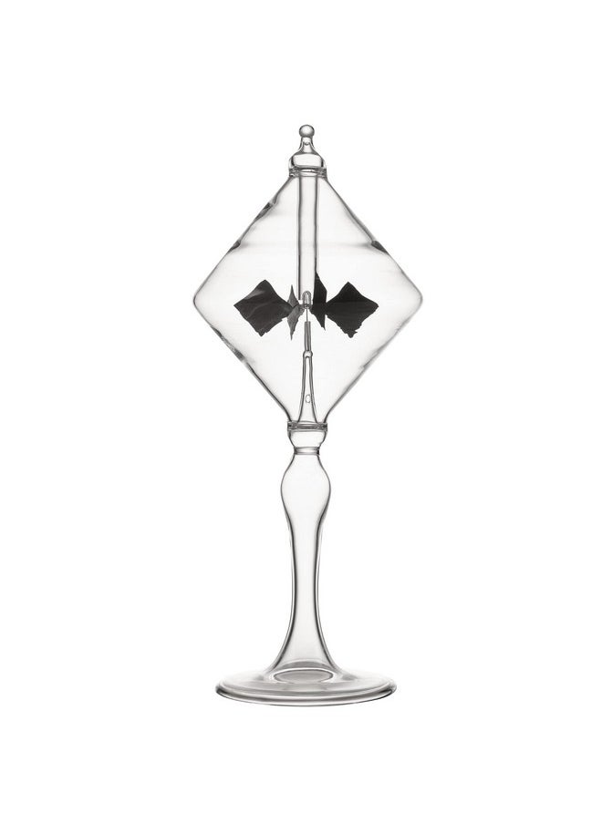 DORAMI Spaceship Solar Power Radiometer Sun Light Energy Spinning Vanes Glass Windmill Gift Home Desk Decoration