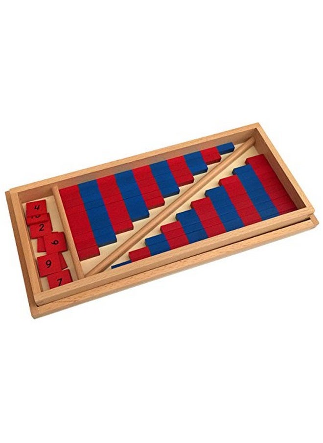 Elite Montessori Small Number Numerical Rods with Number Tiles