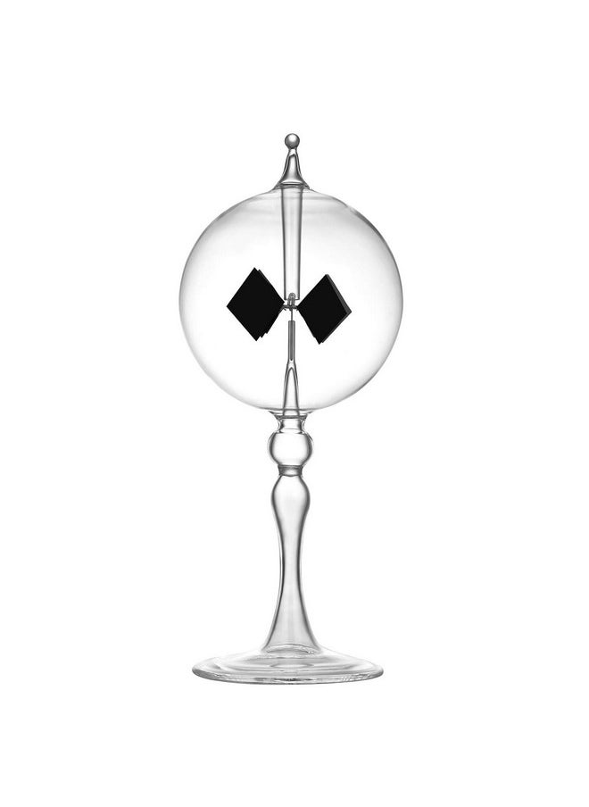 DORAMI Large Transparent Solar Power Crookes Radiometer Sun Light Energy Spinning Vanes Windmill Gift Home
