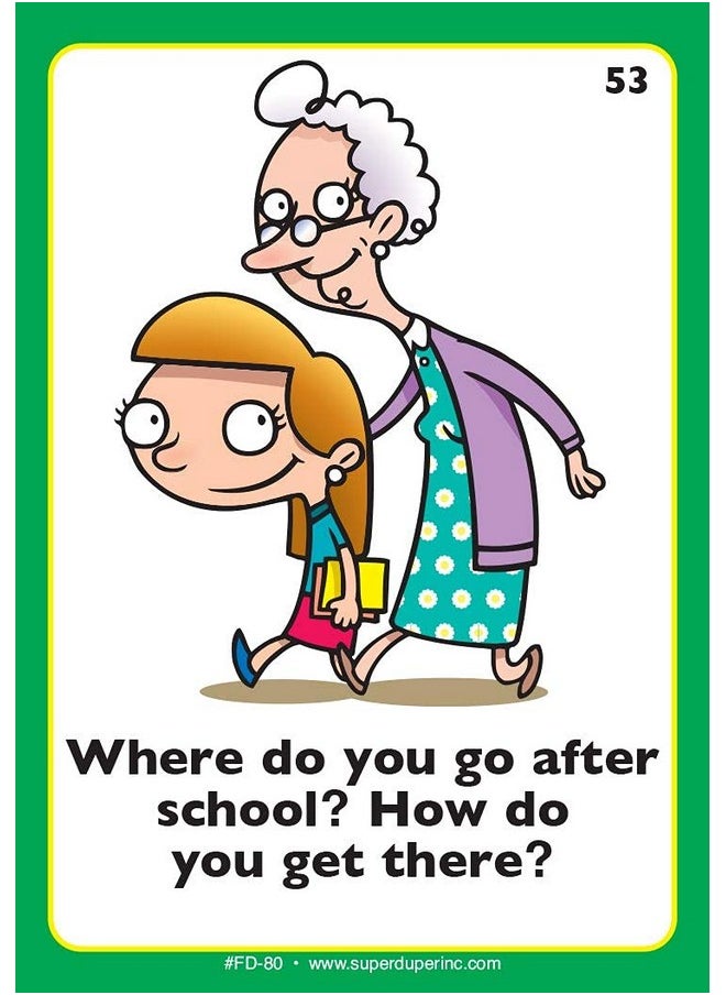 Super Duper Publications | All About You, All About Me Fun Deck | Communication and Social Skills Flash Cards | Educational Learning Materials for Children