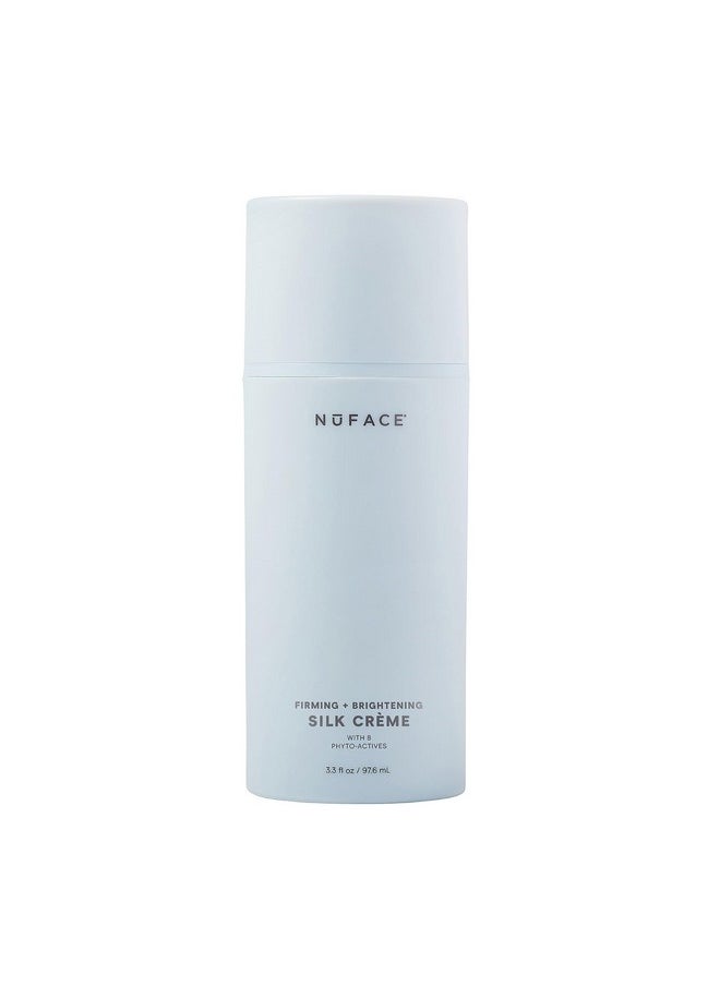 NuFACE Silk Creme Activator - Brightening & Firming Conductive Serum for Microcurrent - Powered by IonPlex, 8-Phyto Actives & Hyaluronic Acid to Enhance Microcurrent Facial Device Results (3.3 oz)
