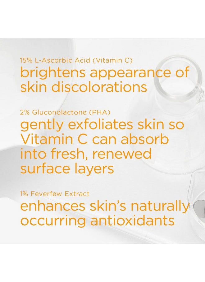 NEOSTRATA 15% Vitamin C Face Serum, PHA + Green Tea Brightening Serum, 0.5 fl. oz.