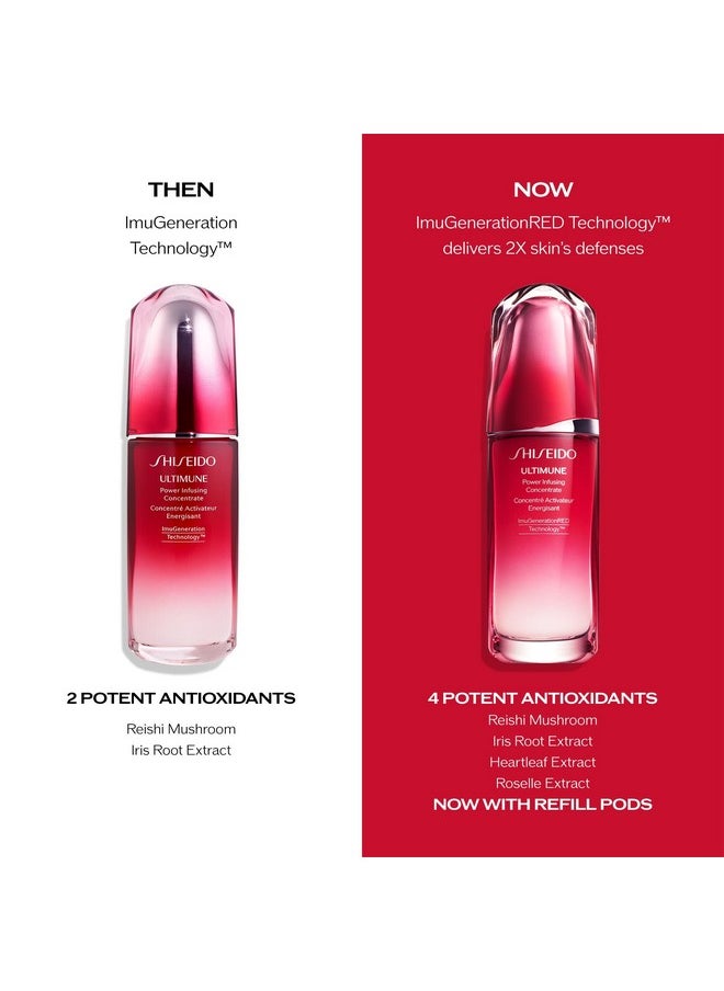 Shiseido Ultimune Power Infusing Concentrate - 50 mL - Antioxidant Anti-Aging Face Serum - Boosts Radiance, Increases Hydration & Improves Visible Signs of Aging