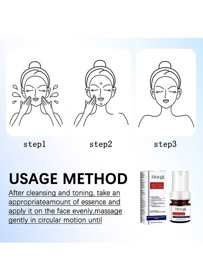 Brigentening And Freckle Removing Essence,Whitening And Freckle Removing Essence, Magic Whitening Spot Cream, Vitamin C Whitening Freckle Cream, Anti-Spot Serum for Face 40ml