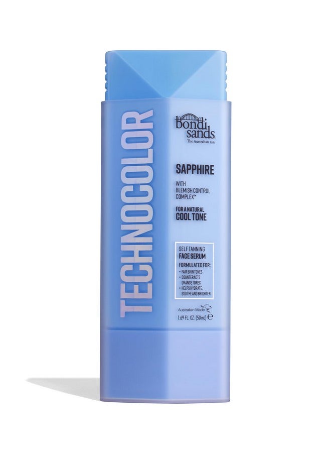 Bondi Sands Technocolor Self Tanning Face Serum, Innovative Formula Hydrates, Soothes, and Enhances Skin with Vitamin C and Chamomile, Fragrance Free