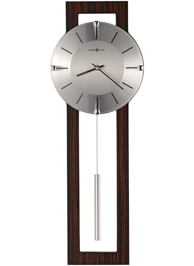 Howard Miller Union City Wall Clock II, Macassar Ebony