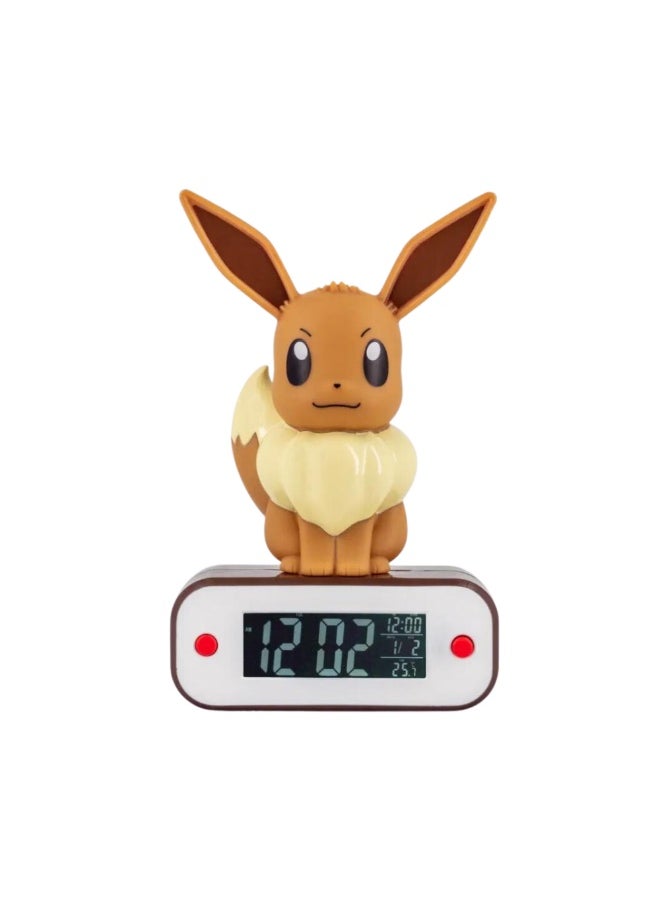 Pokemon Eevee Alarm Clock with LED Lamp