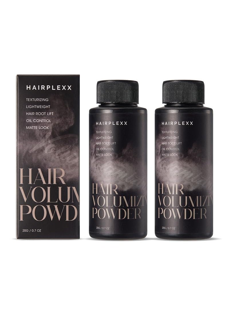 Volumizing Hair Powder for Men and Women, Texture Powder for Texturizing Hair Styling with Matte Finish, Oil Control, Lightweight Feel, for Boys and Girls, 2x 0.7 Oz (Pack of 2 PCS)