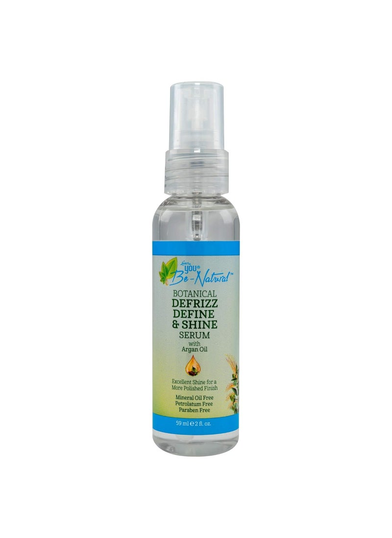 Luster's You Be-Natural Botanical Defrizz Define & Shine Serum with Argan Oil 2 oz..