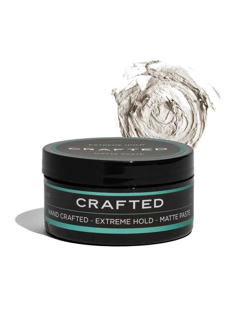 THESALONGUY CRAFTED Extreme Matte Paste | Firm Hold/Low Shine | Add Volume, Texture, & Definition for all Hair Types | 4oz Made in the USA