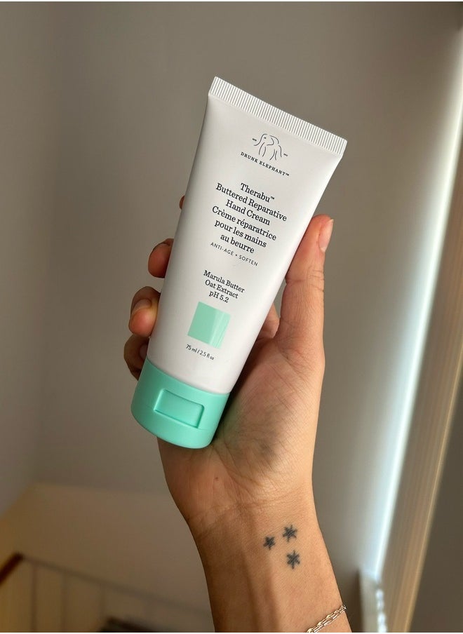 Drunk Elephant Therabu Butter Hand Repair Cream 75ml – Ultra-Nourishing & Fast-Absorbing