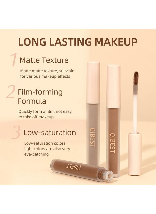 BestLand 8 Colors Liquid Matte Eyeshadow Set Nude Black Smokey Eyeshadow Cream Eyeshadow Primer Waterproof Quick Drying Eye Brightener Highlighter Blusher Eye Shadow Makeup