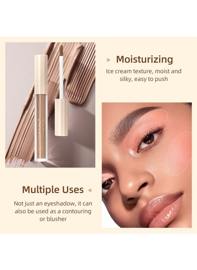 BestLand 8 Colors Liquid Matte Eyeshadow Set Nude Black Smokey Eyeshadow Cream Eyeshadow Primer Waterproof Quick Drying Eye Brightener Highlighter Blusher Eye Shadow Makeup