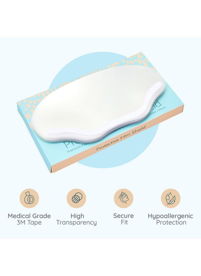Eyelash Shield Shower Visor For Adults - 100 Eye Shields for After Surgery Shampoo, Microblading Supplies Permanent Makeup Supplies - Lash Guard - Eyelash Protector - Eye Shield After Cataract Surgery