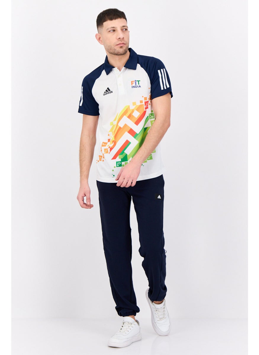 Men Sportswear Fit Short Sleeve Outdoor Polo Shirts, Multicolor