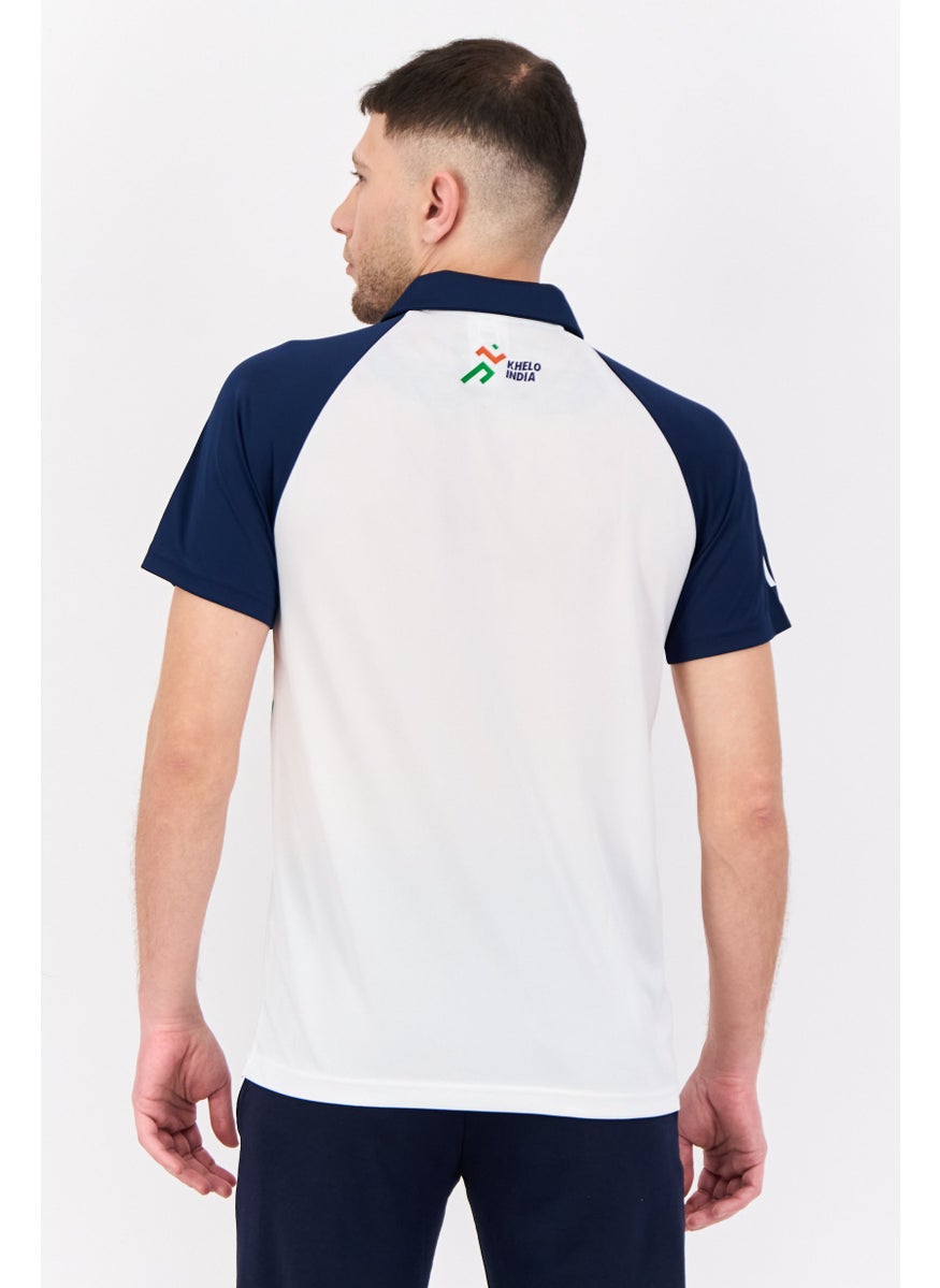 Men Sportswear Fit Short Sleeve Outdoor Polo Shirts, Multicolor