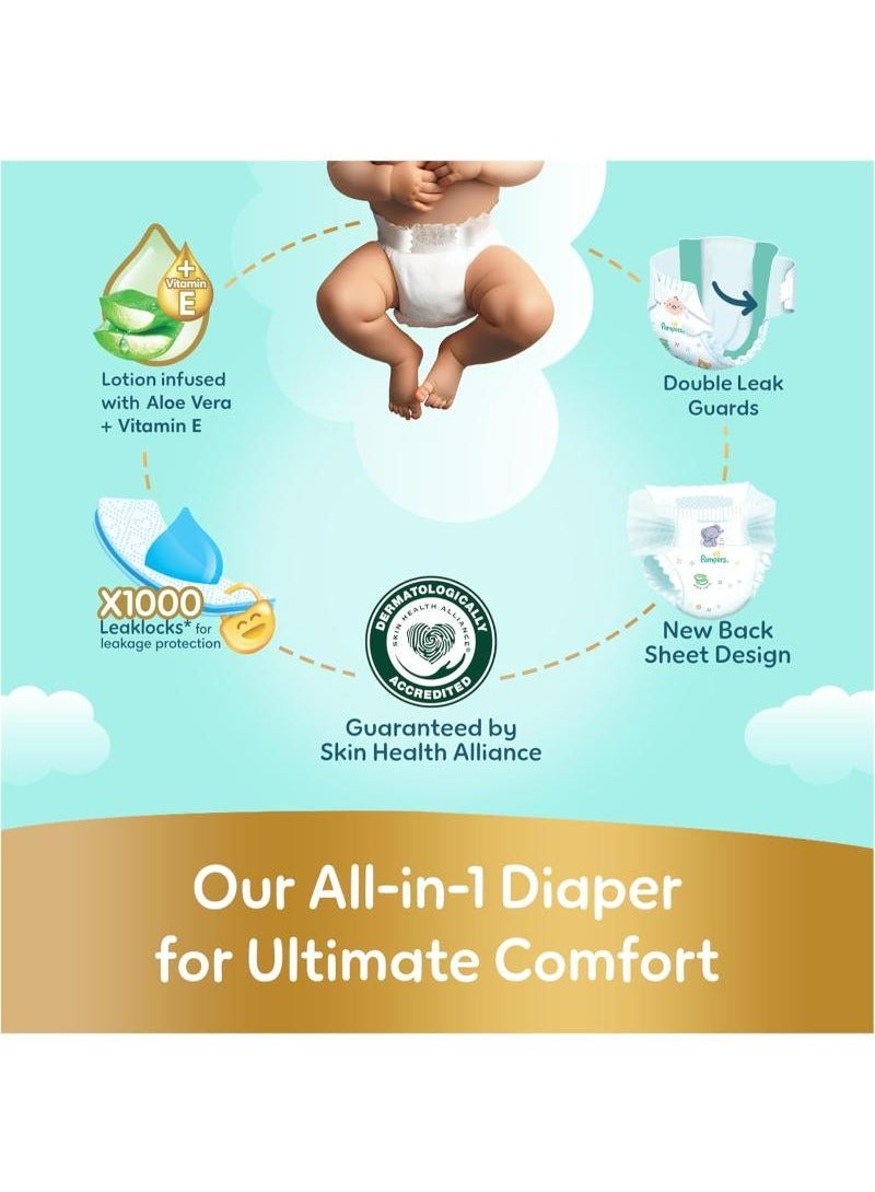 Ultimate Comfort Size 4 9-14kg Taped Diapers Lotion Infused With Aloe Vera And Vitamin E Giga Box