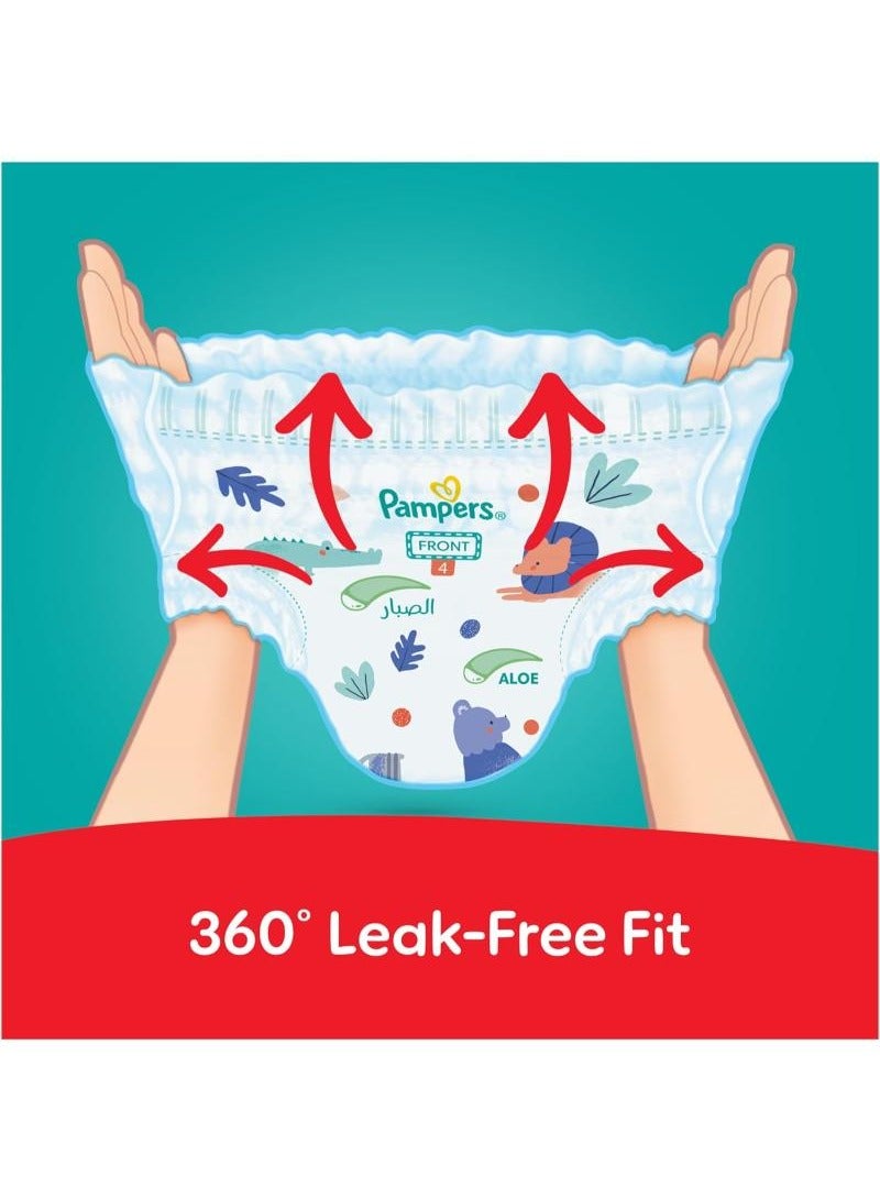 Rash And Leakage Protection Size 4 9-14kg Pants Diapers With Aloe Vera Lotion Giga Box