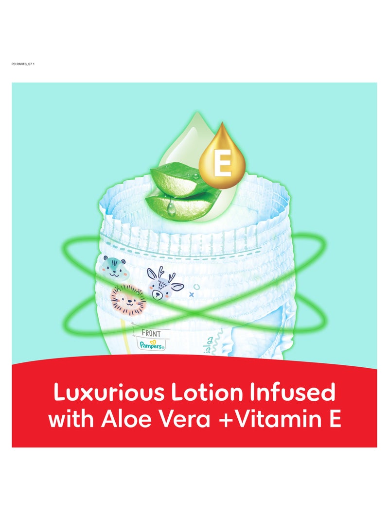 Ultimate Comfort Pants Diapers Size 7 17+kg Lotion Infused With Aloe Vera And Vitamin E - 48 Count