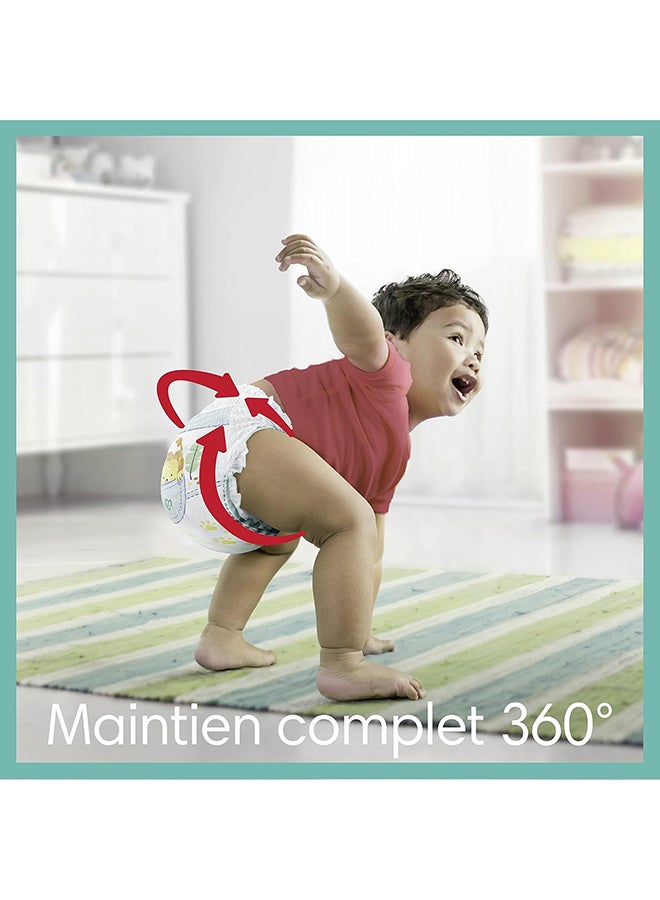 Pack Of 104 Pampers Baby-Dry Nappies/Pants, Size 7, 17 Kg+