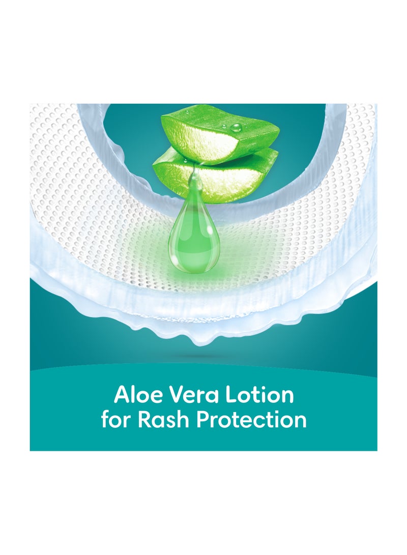 Rash Protection Size 7 15+kg Taped Diapers With Aloe Vera Lotion And 3x Fortified Layers For Leakage Giant Box