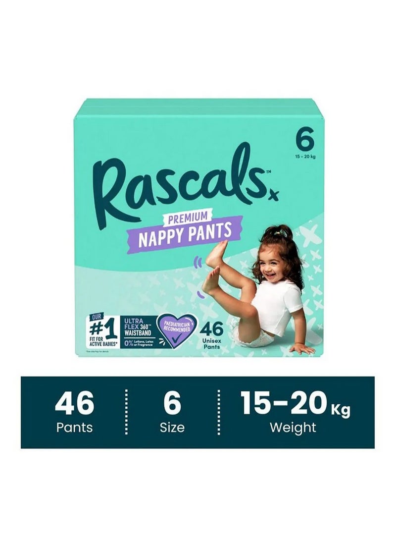 Rascals Premium Training Diaper Pants Size 6 - 46 Pieces