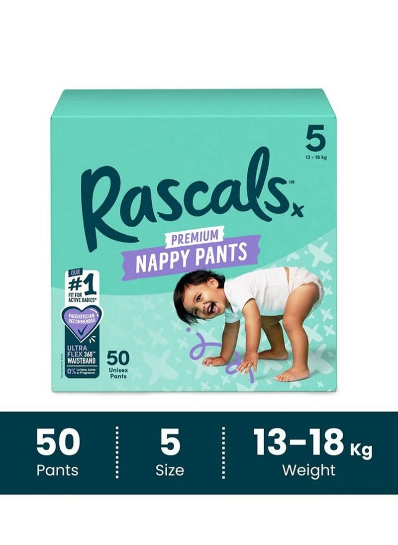 Rascals Premium Training Diaper Pants Size 5 - 50 Pieces