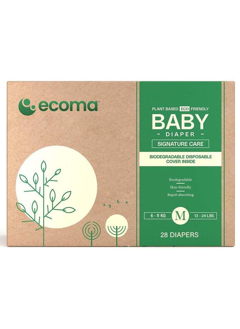 Plant Based, Hypoallergenic Baby Diapers Size 3(6-11Kg), Medium | Chemical Free | Day & Overnight | Luxuriously Soft| Suitable for Sensitive Skin | Unscented | Hygienically Sealed | 45% plant based