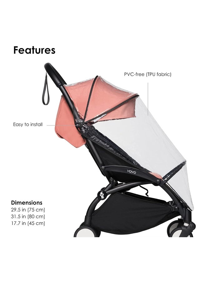 Yoyo 6+ Rain Cover, Weather Protection For Yoyo 6+ Stroller