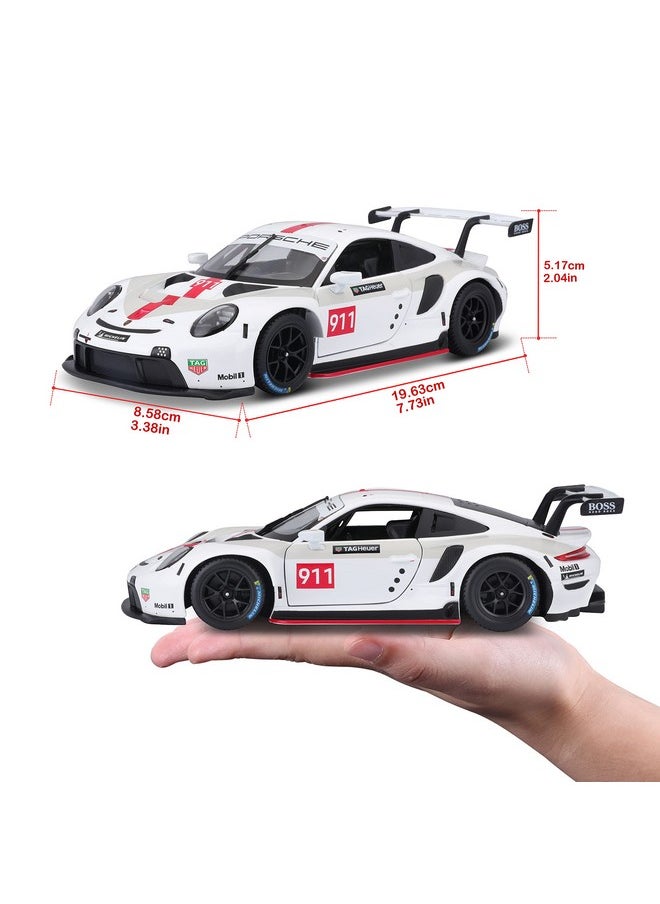Bburago B18-28013 Porsche 911 RSR GT 1:24 Scale Die-Cast Collectible Car, Assorted Designs and Colours