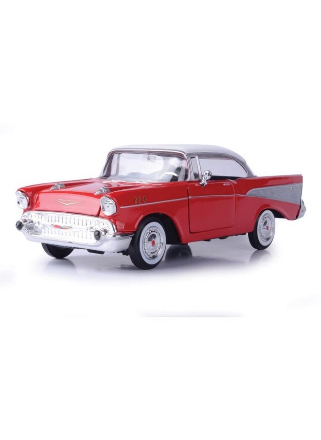 Motormax 1957 Chevy Bel Air Coupe 1/24 Red 73228AC-RD