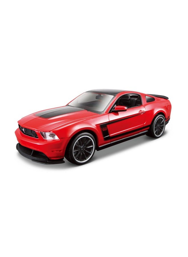Maisto 1:24 Scale Assembly Line 2012 Ford Mustang Boss 302 Die-Cast Vehicle (Colors May Vary), Small