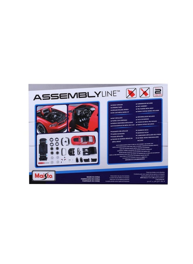 Maisto 1:24 Scale Assembly Line 2012 Ford Mustang Boss 302 Die-Cast Vehicle (Colors May Vary), Small