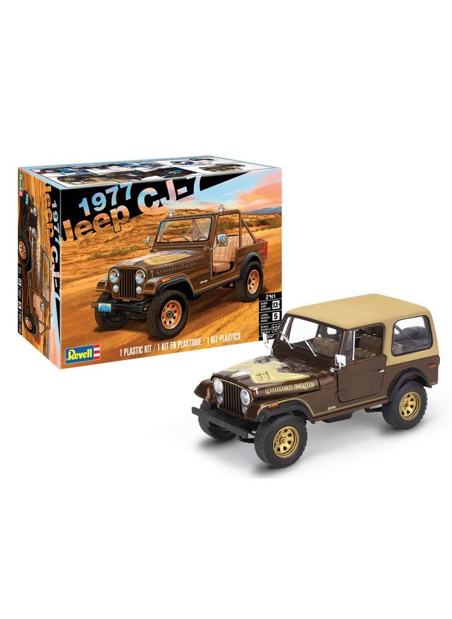 Revell Level 5 Model Kit 1977 Jeep CJ-7 2-in-1 Kit 1/24 Scale Model