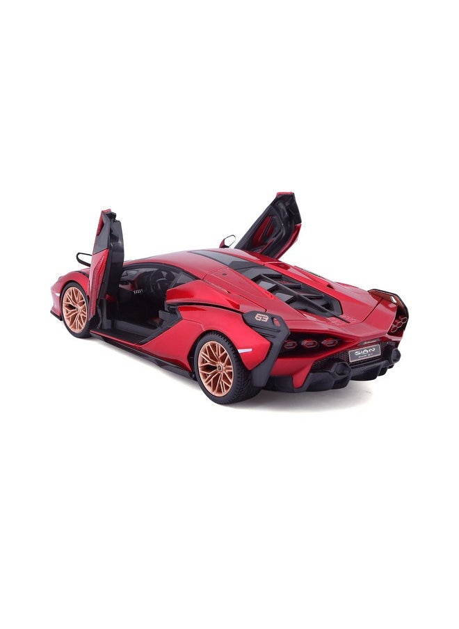 Bburago B18-21099R 1:24 Lamborghini SIAN FKP 37 RED, Medium